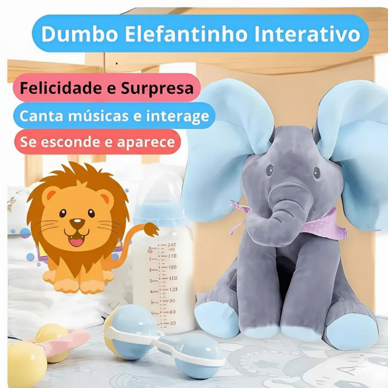 Elefante Musical Peek a Boo "Cadê o Neném? Achou!