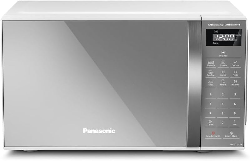 Micro-ondas Panasonic 21L Espelhado Branco