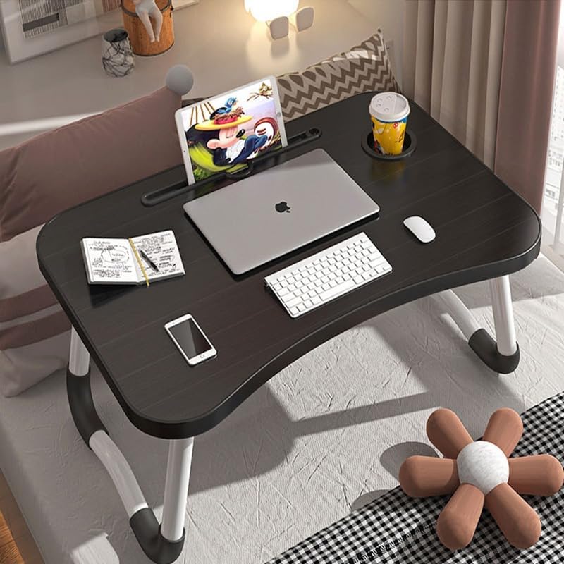 Mesa Portátil Multifuncional para Notebook – Suporte Leve e Dobrável para Cama e Sofá