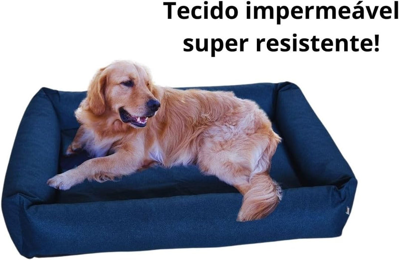 Cama Impermeável para Cachorros – 100% Lavável e Resistente