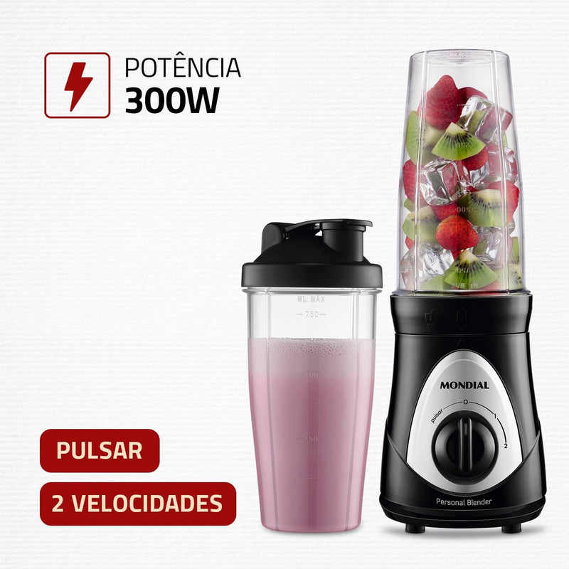 Personal Blender Mondial – Portátil, Potente e Saudável