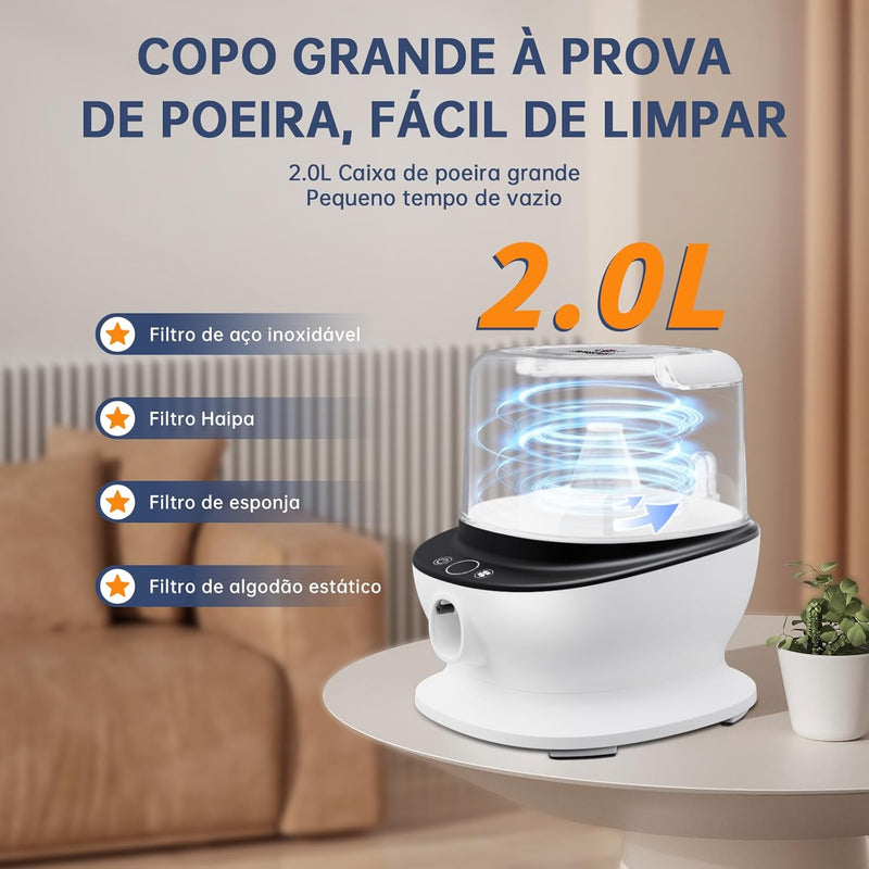 Kit de Limpeza e Aspirador de Pelos para Cães – 99% de Sucção com 9 Ferramentas