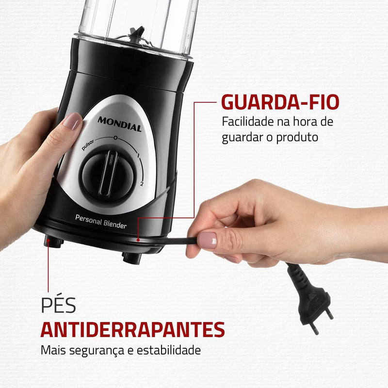 Personal Blender Mondial – Portátil, Potente e Saudável