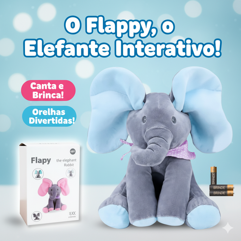 Elefante Musical Peek a Boo "Cadê o Neném? Achou!