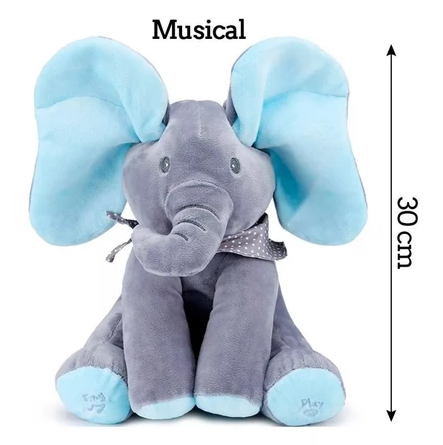 Elefante Musical Peek a Boo "Cadê o Neném? Achou!