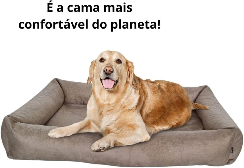Cama Impermeável para Cachorros – 100% Lavável e Resistente